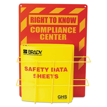 LabelMaster® Sds Compliance Center, 14w X 4.5d X 20h, Yellow-red freeshipping - TVN Wholesale